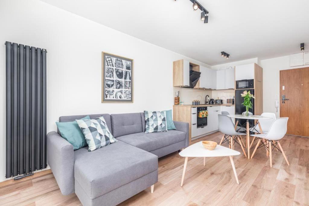 Modern Riverside Apartment With Free Parking Space ชเตชชิน ภายนอก รูปภาพ