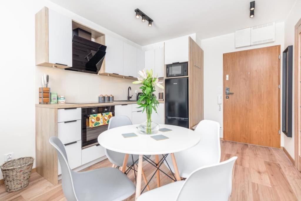 Modern Riverside Apartment With Free Parking Space ชเตชชิน ภายนอก รูปภาพ